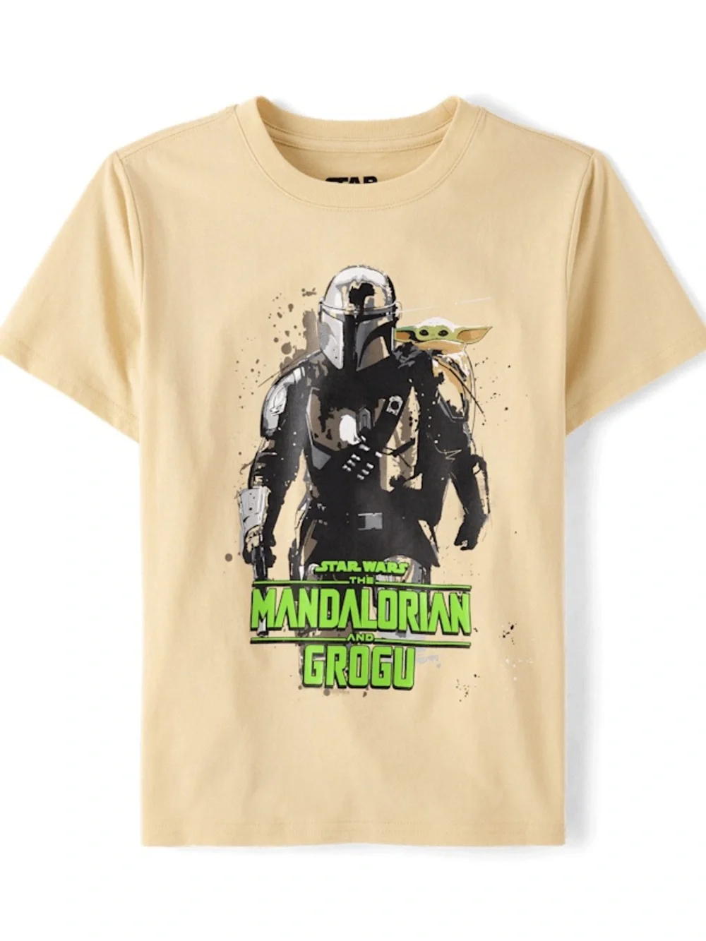 The Children's Place Beige 'The Mandalorian and Grogu' Graphic Tee